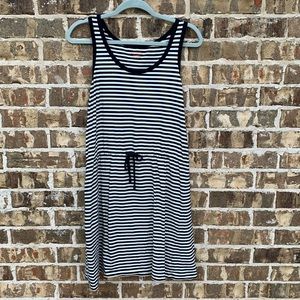 Striped casual dress